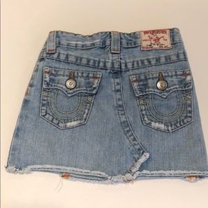 True Religion Jean Skirt